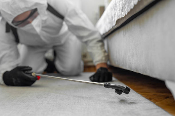 Professional Mosquito Control technician working in Maple Bluff, WI